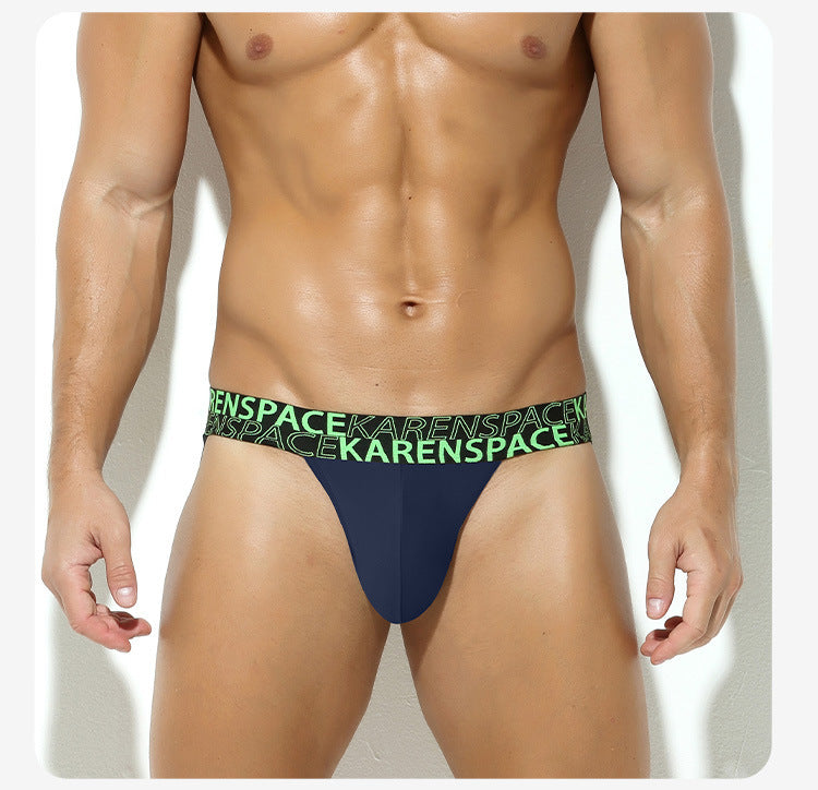 Sexy Men’s Dual-Strap Thong Underwear – Backless & Breathable
