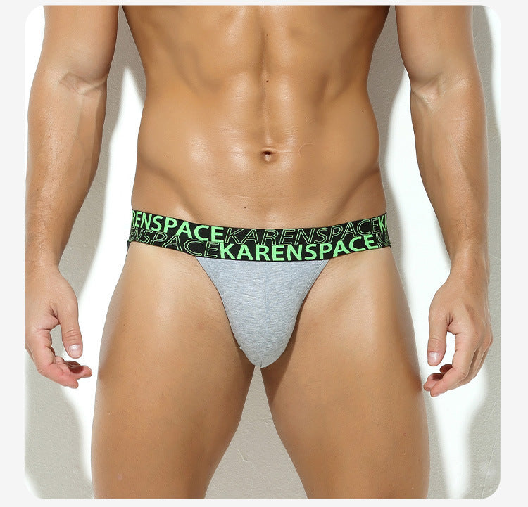 Sexy Men’s Dual-Strap Thong Underwear – Backless & Breathable
